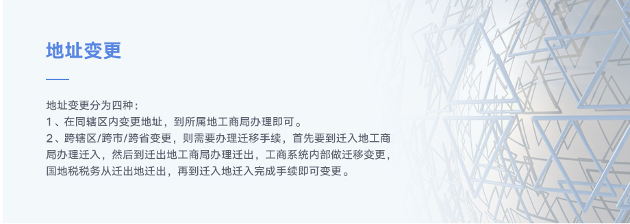 青島公司地址變更